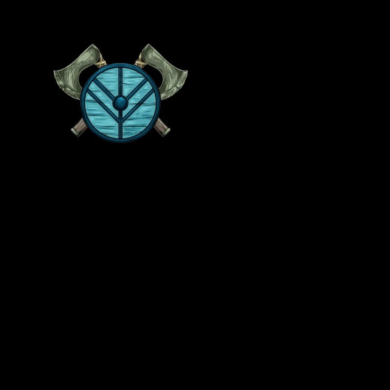 Äxte und Wikinger Schild - Wikinger