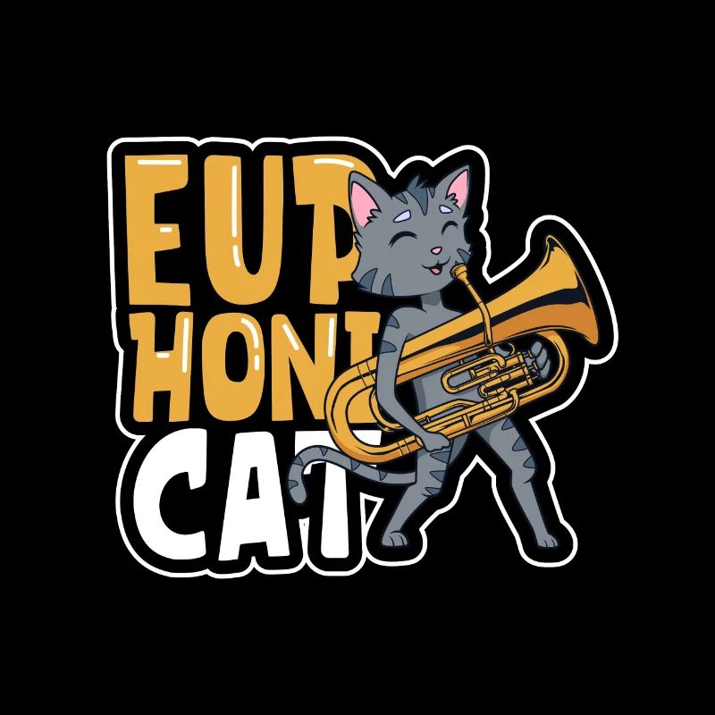 Euphonicate - cat with euphonium