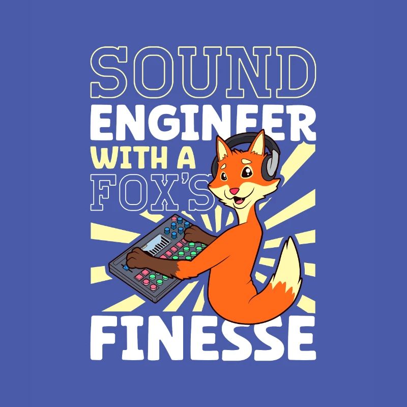 Fuchs at the mixing desk - Sound Engineer