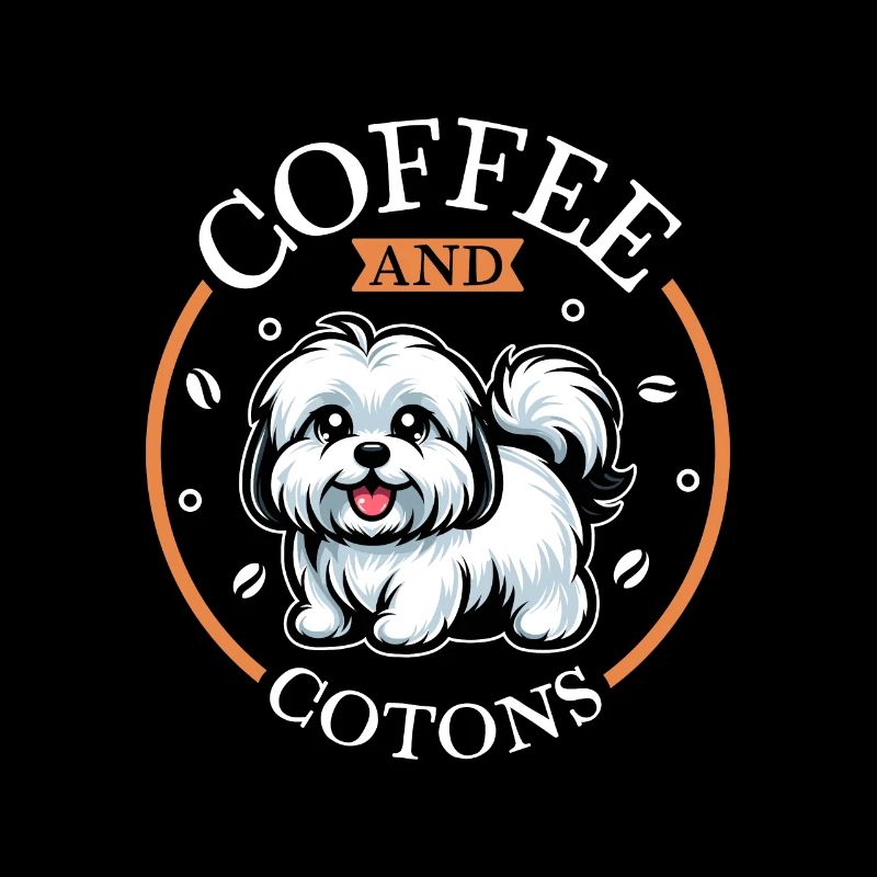 Coffee and Coton de Tulear