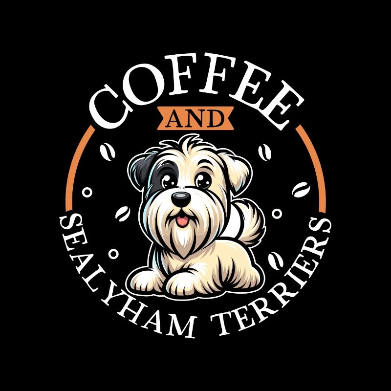 Kaffee und Sealyham Terrier
