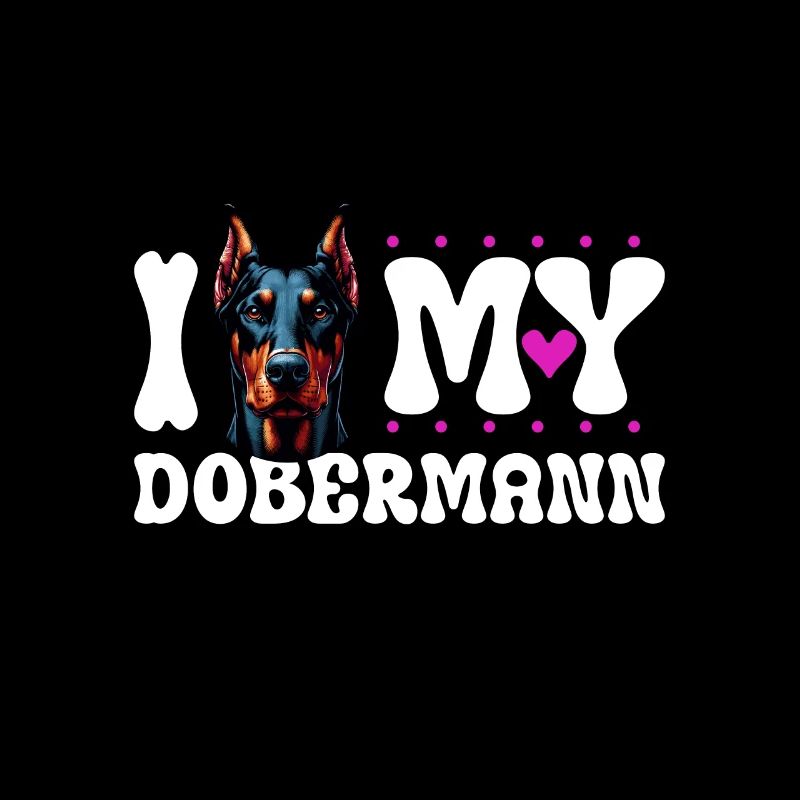 J'adore mon Doberman