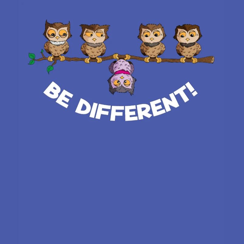 Nachteule be different Eulen Vogel Sei Anders