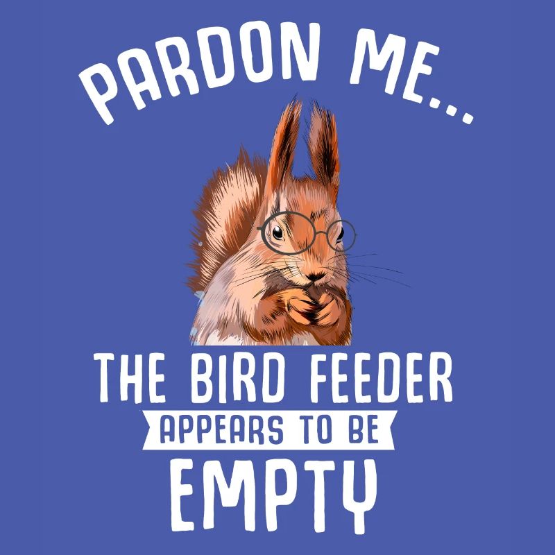 Leere Vogelfutterstelle Eichhörnchen