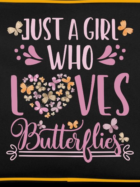 Butterfly Girl Papillons mignons