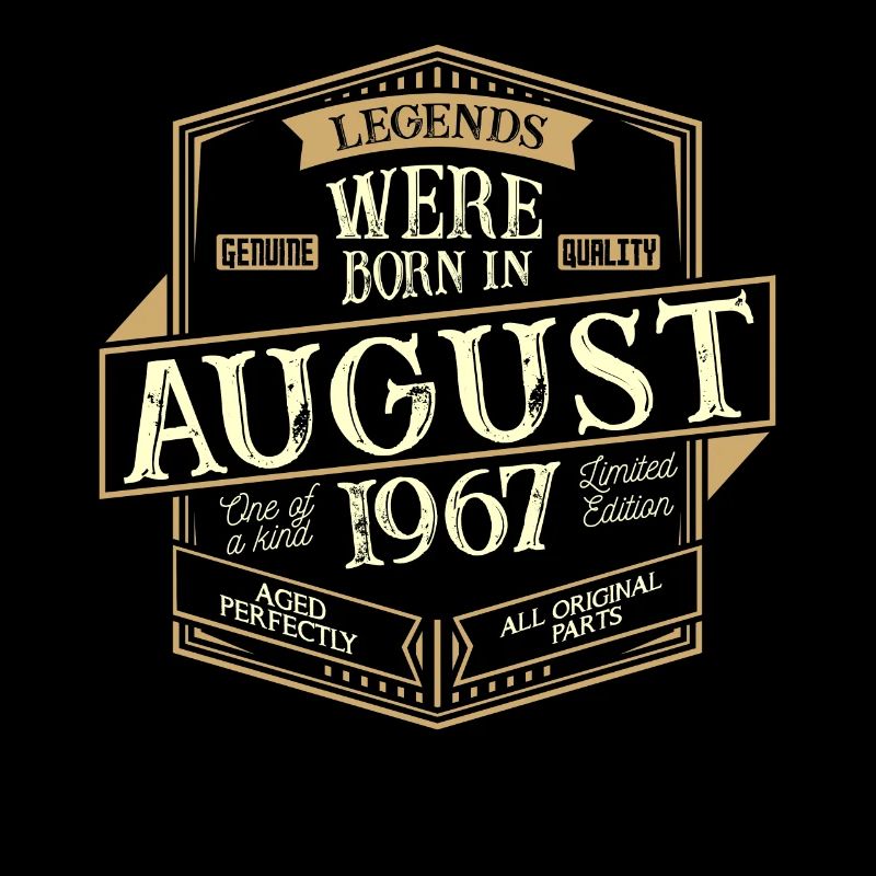 August 1967 birthday man