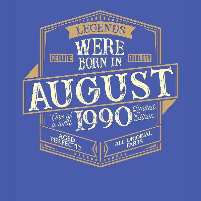 August 1990 Geburtstag Mann