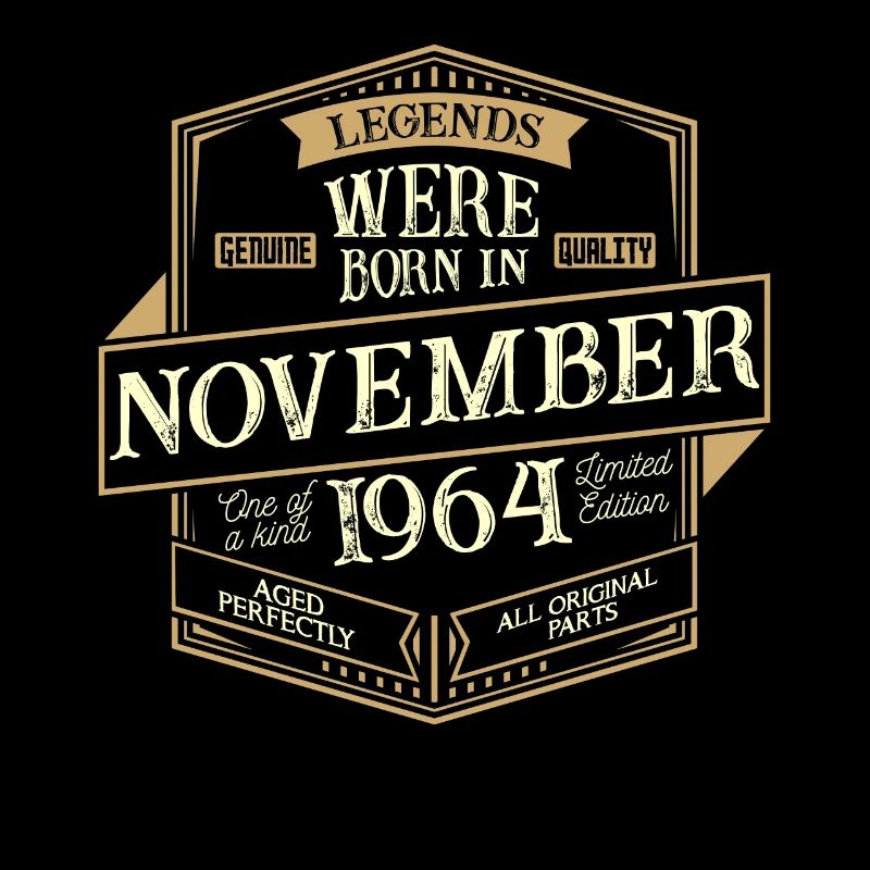 November 1964 Geburtstag Mann