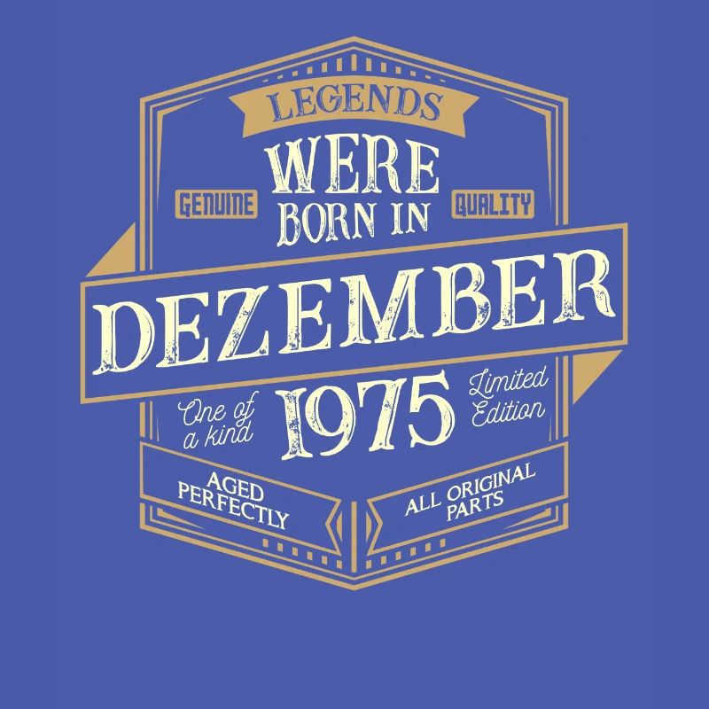 Dezember 1975 Geburtstag Mann