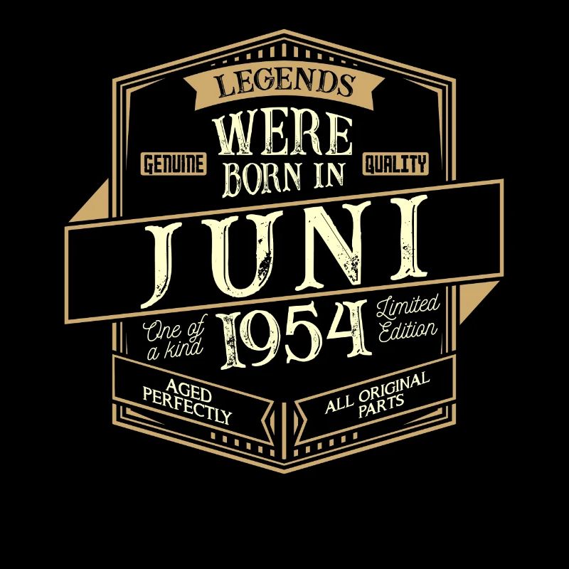 Juni 1954 Geburtstag Mann