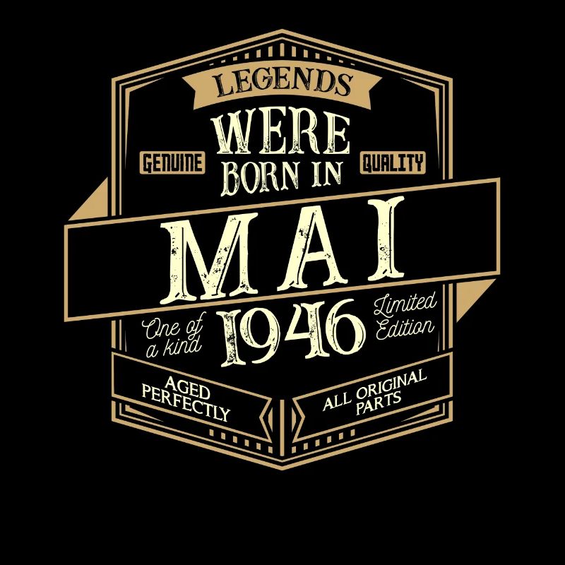 Mai 1946 Geburtstag Mann
