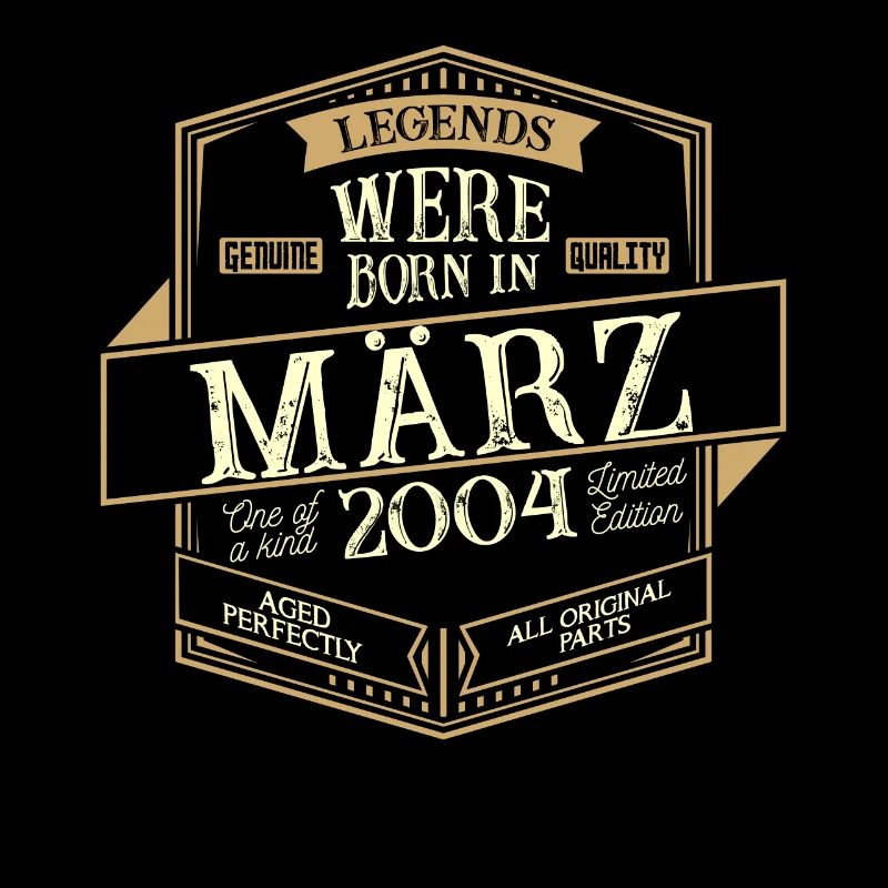 März 2004 Geburtstag Mann