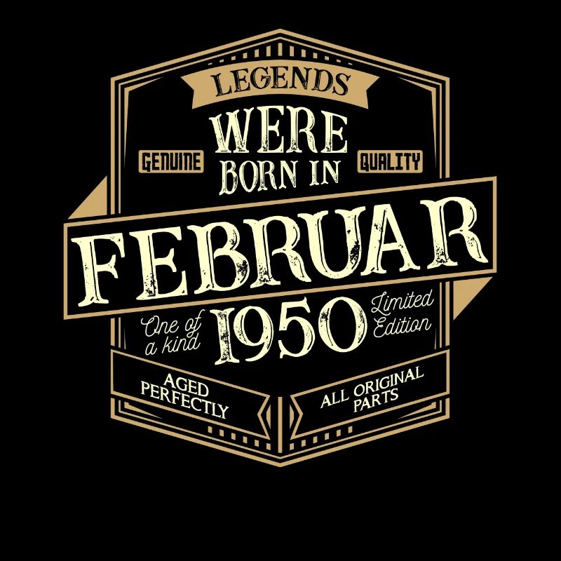Februar 1950 Geburtstag Mann
