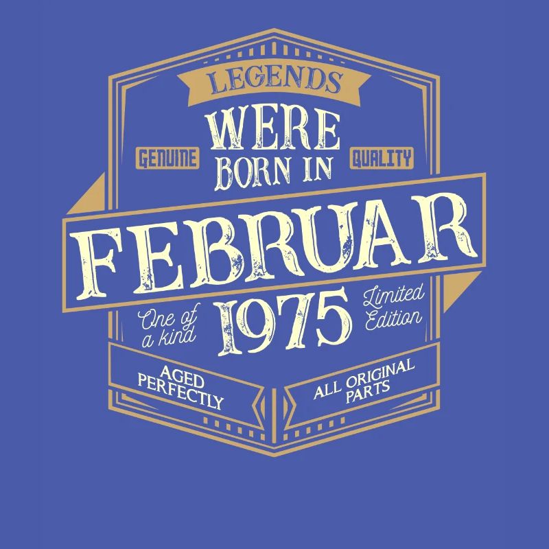 Februar 1975 Geburtstag Mann