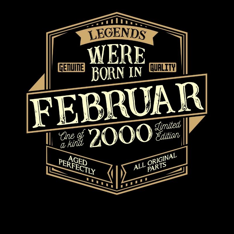 Februar 2000 Geburtstag Mann