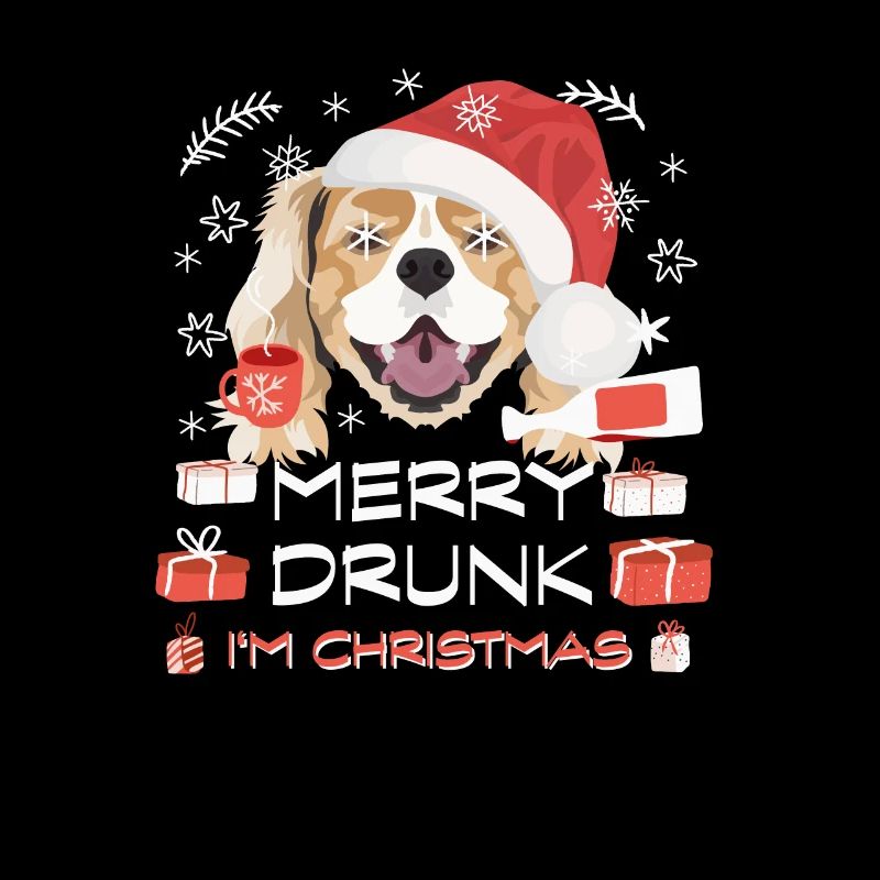 Marché de Noël King Charles Spaniel