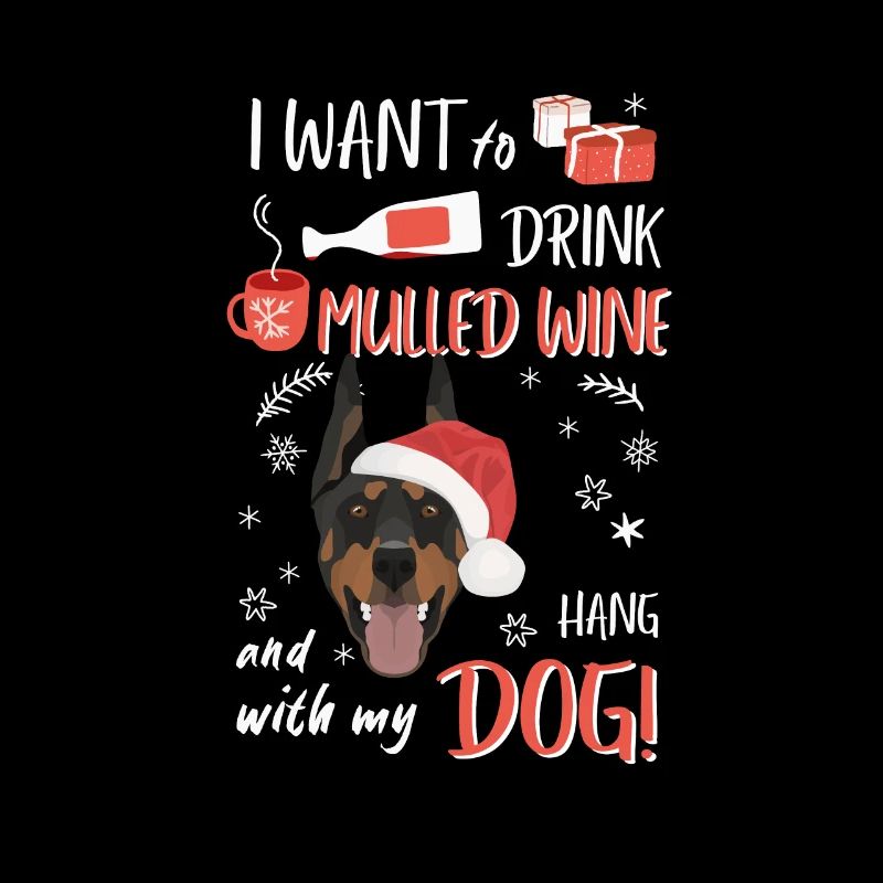 Doberman vin chaud Noël