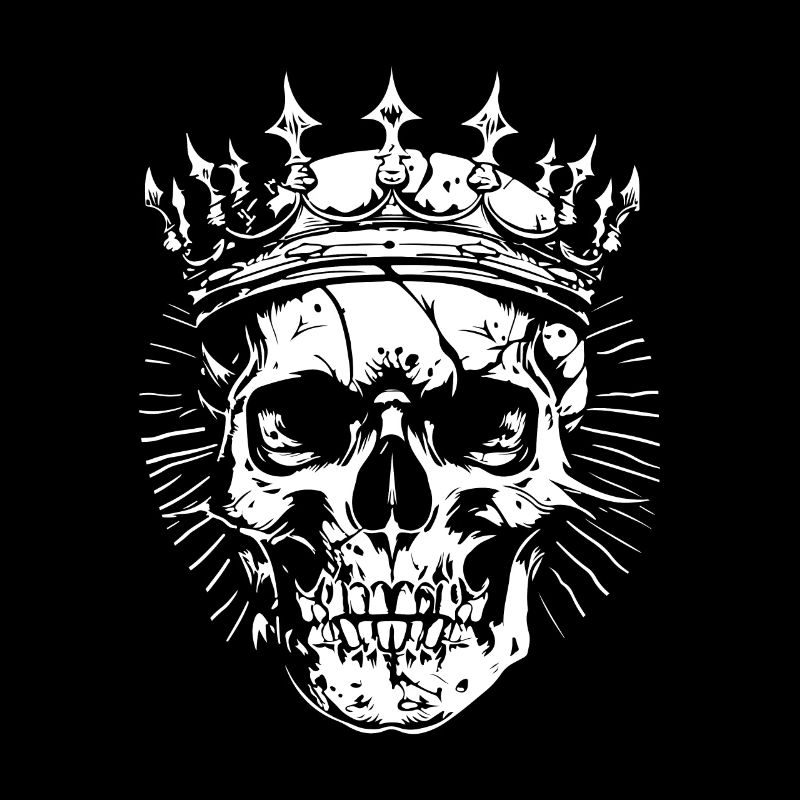 King Skull Skeleton Crown King