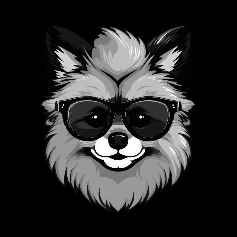 Zwergspitz Hund Pomeranian Cool