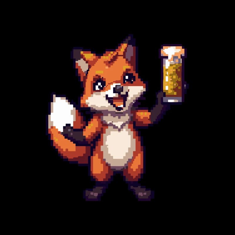 Fuchs Pixel Bier