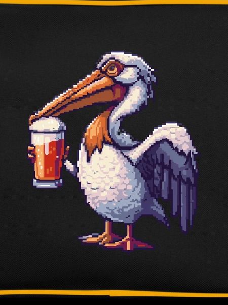 Pelican Bird Pixel Beer