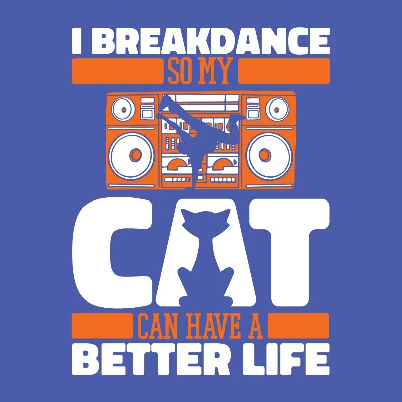 Breakdance Breakdancer Breakdancing Katze