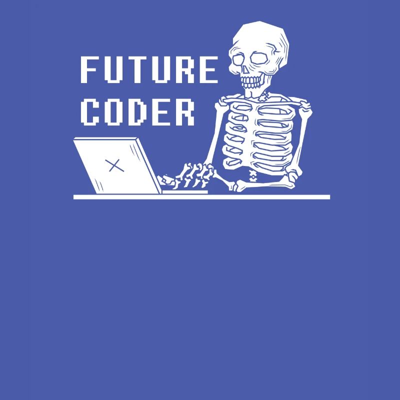 Entwickler Coder Programmierer Skelett