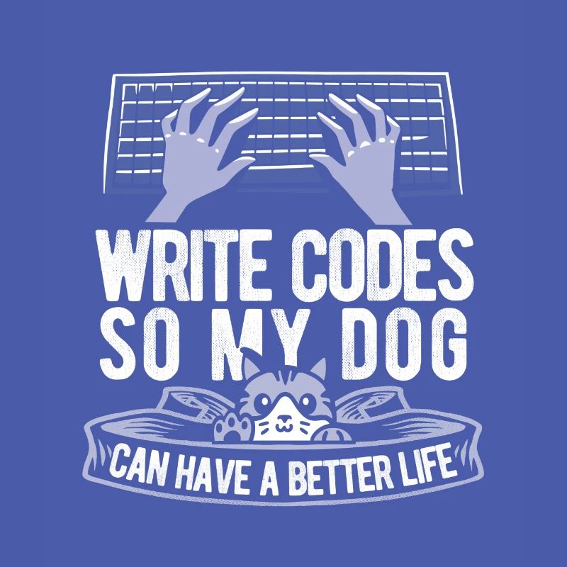 Developer Coder Programmer Cat