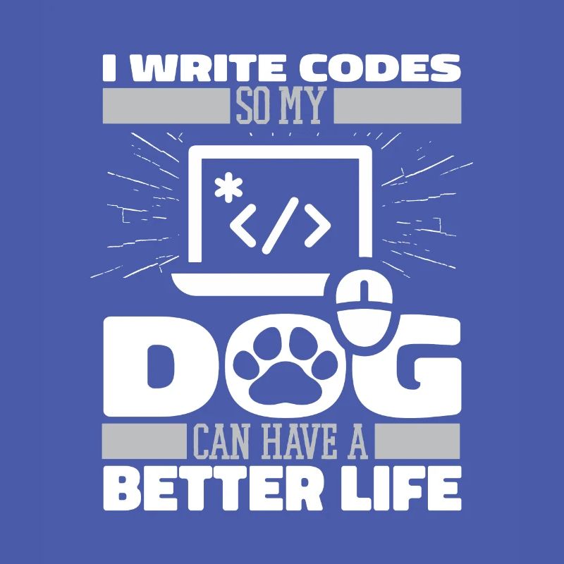 Entwickler Coder Programmierer Hund