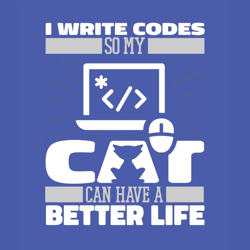 Developer Coder Programmer Cat