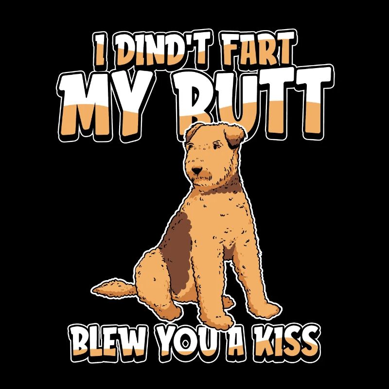 Airedale Terrier Witzig