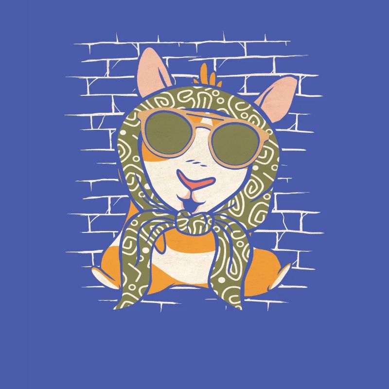 Cochon d’Inde Cochon d’Inde Lunettes de soleil Echarpe