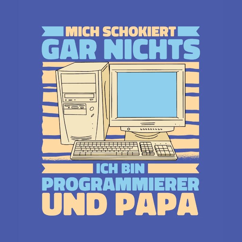 Entwickler Coder Programmierer Vater