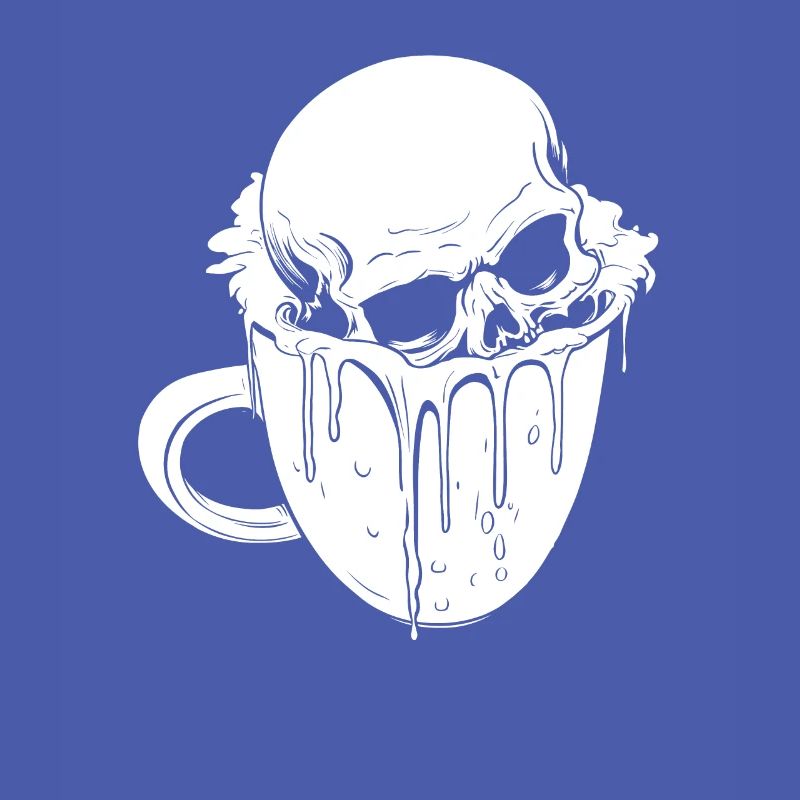 Coffee Cafe Skull