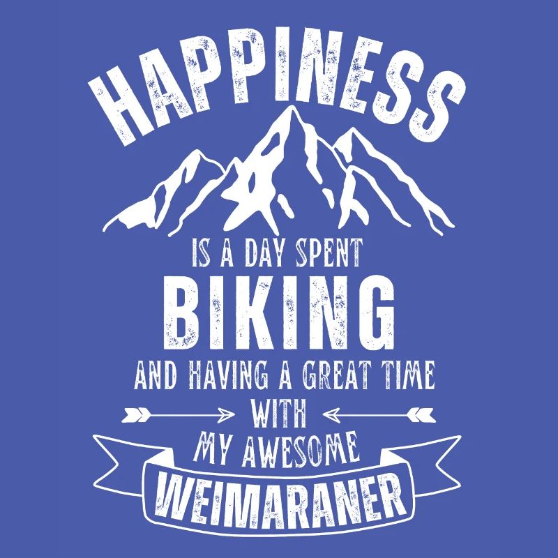Cyclisme et Weimaraner