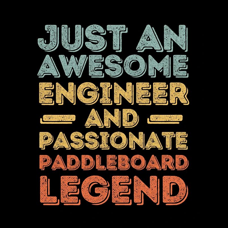 Engineer paddleboard retro