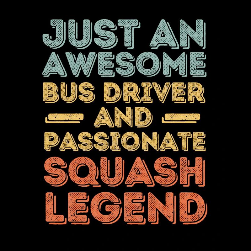 Busfahrer Squash retro
