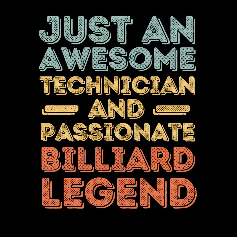 Techniker Billard retro