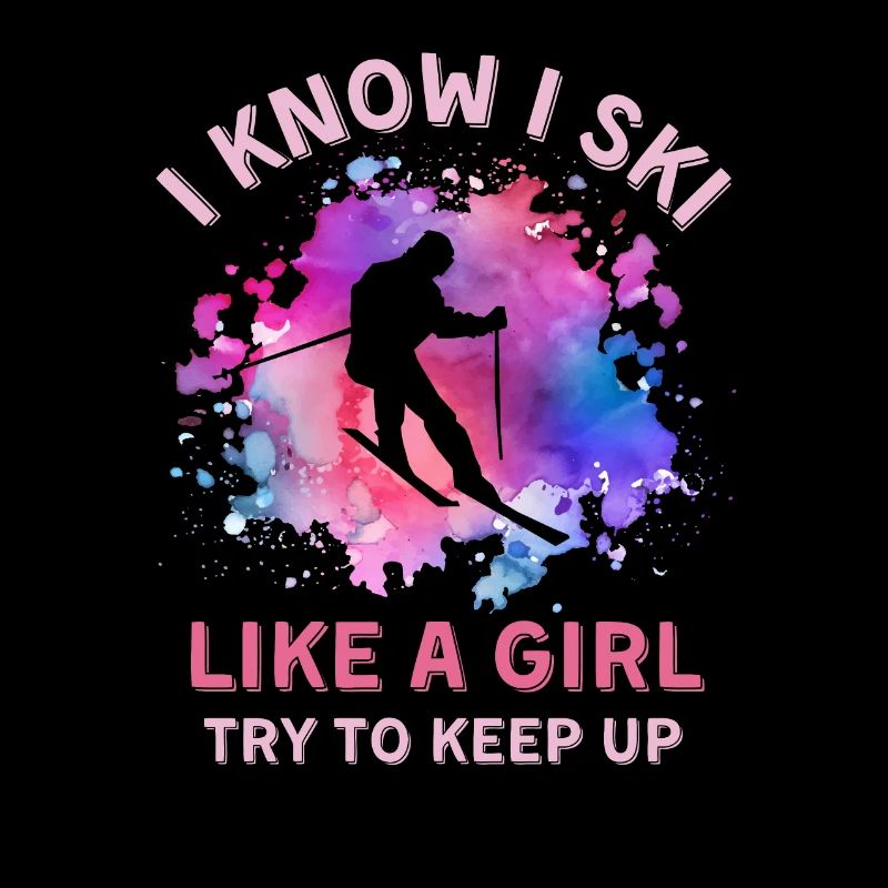 Frauen Ski Mädchen
