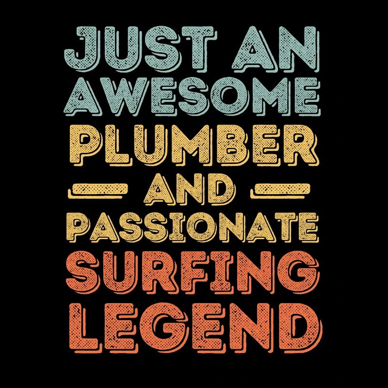 Klempner Surf Legende retro