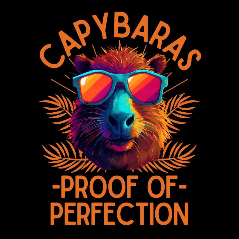 Capybara mit Sonnenbrille