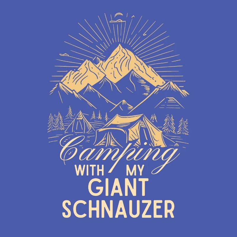 Camping de Schnauzer géant