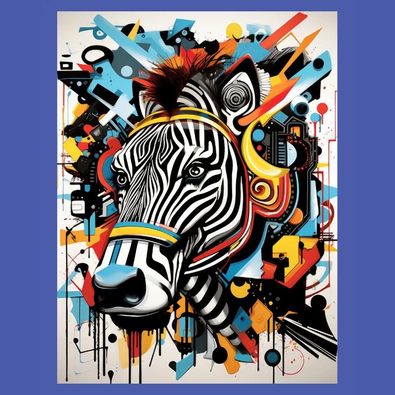 Inspirations graffiti :Zèbre