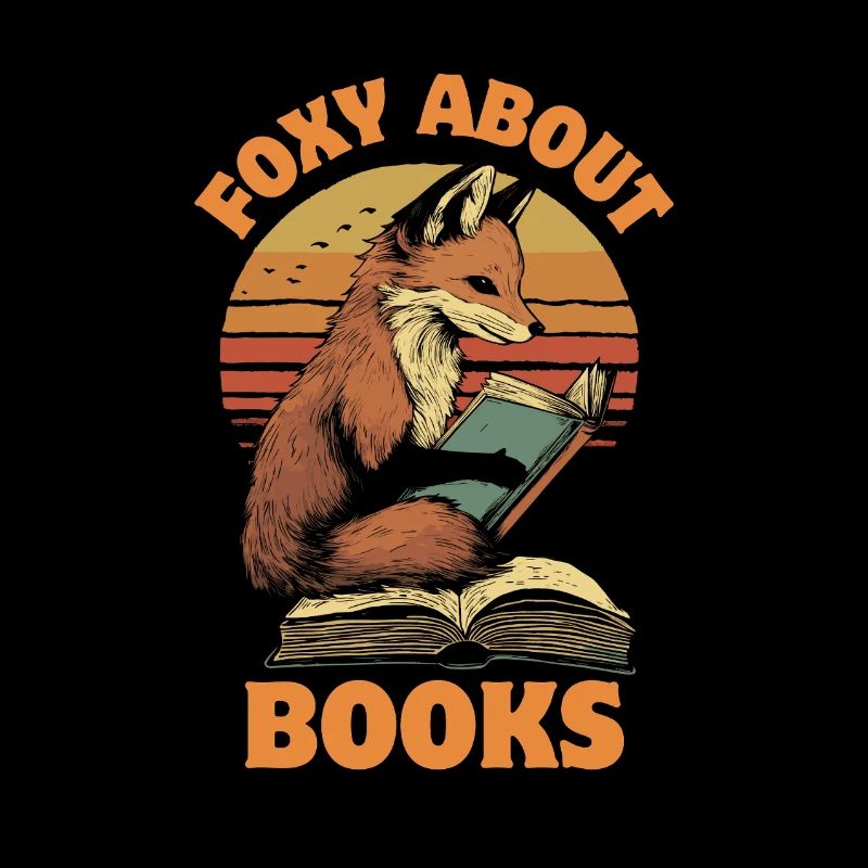 Fox with books