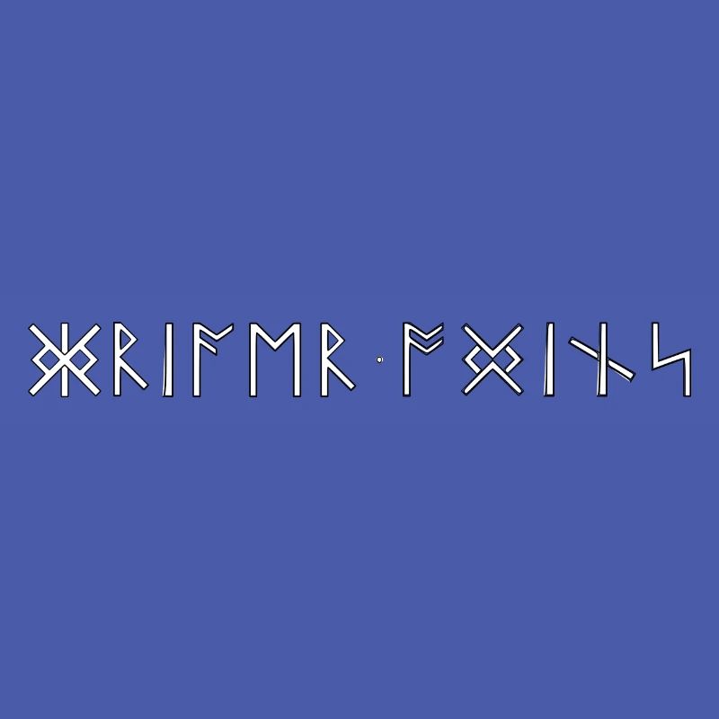 Warrior Odin's Runic Script Germanic Vikings
