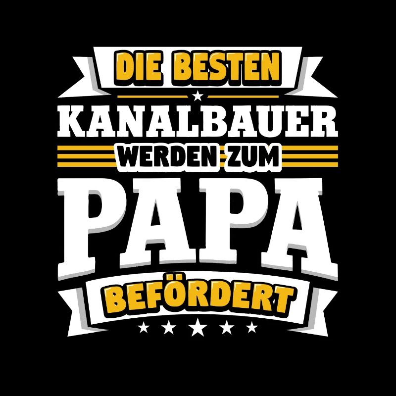 Kanalbauer werden zum Papa befördert