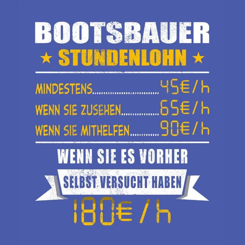 Bootsbauer Stundenlohn Schiffsbauer