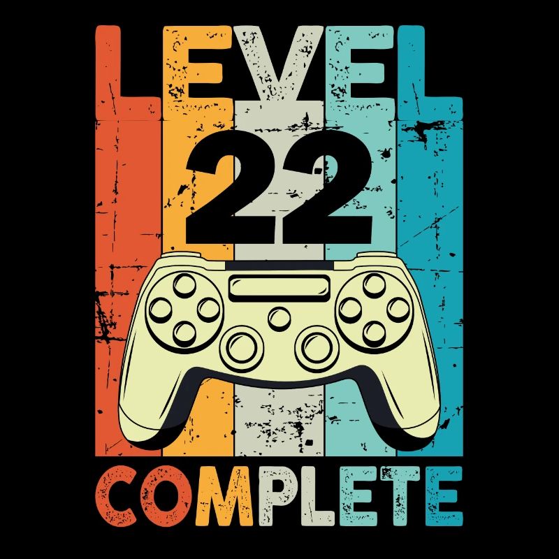 Level 22 Complete Gaming Birthday