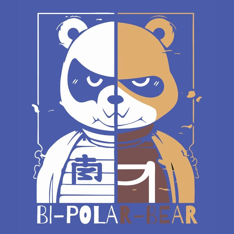 Bipolarer Polar Bär oder Eisbär