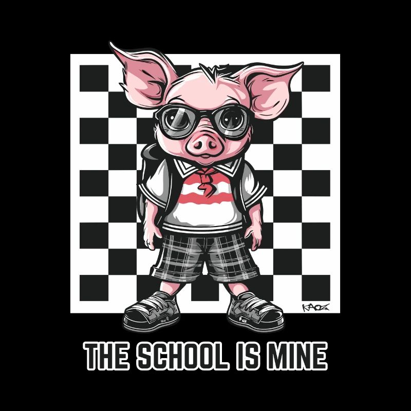 L’école est à moi : cochon drôle et ringard